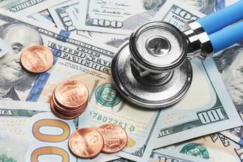 Why Medical Properties Trounced the Market Today: https://g.foolcdn.com/editorial/images/716929/stethescope-atop-us-currency-and-coins.jpg