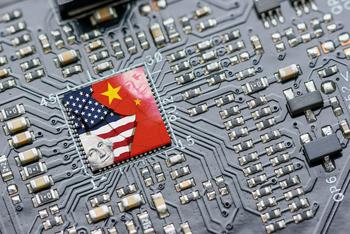 The U.S. Just Slapped New Trade Restrictions on AI Chips to China: Here's Why Nvidia Investors Shouldn't Panic: https://g.foolcdn.com/editorial/images/751473/us-and-chinese-flags-superimposed-on-a-semiconductor.jpg