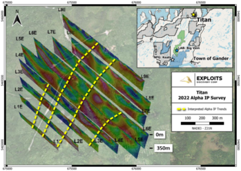 Exploits Completes Alpha Ip Survey & Identifies New Drill Targets On Fully Permitted Titan Property: https://www.irw-press.at/prcom/images/messages/2022/66725/Exploits_20220718_ENPRcom.001.png