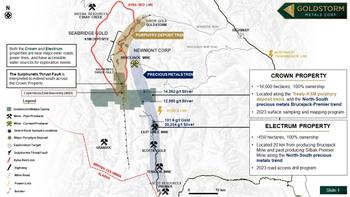Goldstorm Metals bereitet sich auf das bevorstehende Explorationsprogramm 2024 auf den Grundstücken Electrum und Crown in der Region Golden Triangle in British Columbia vor: https://www.irw-press.at/prcom/images/messages/2024/75636/21052024_DE_Goldstorm.001.jpeg