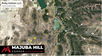 Majuba Hill Copper to Acquire Copper King and Desert Mountain Claims and Leases Including the Historical Cayote Mine SW of Tintic Mining District: https://www.irw-press.at/prcom/images/messages/2023/69818/MajubaHillNewsReleaseMarch27_2023PRcom.001.png