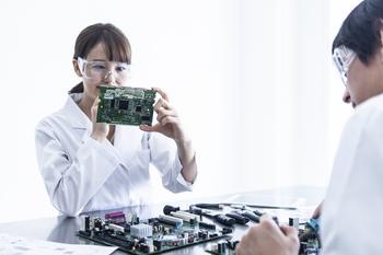 1 Monster Opportunity in the Global Chip Shortage: https://g.foolcdn.com/editorial/images/733397/woman-in-specs-holding-an-integrated-circuit.jpg