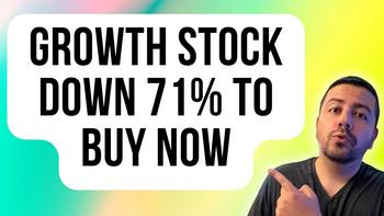 1 Growth Stock Down 71% You'll Regret Not Buying on the Dip: https://g.foolcdn.com/editorial/images/747977/its-time-to-celebrate-1.jpg