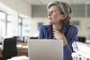 Can't Decide When to Claim Social Security? Filing at Age 67 Could Help You Hedge Your Bets.: https://g.foolcdn.com/editorial/images/758620/mature-woman-on-laptop-thinking-and-looking-out-window.jpg