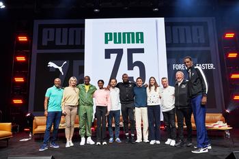 PUMA’s World-Class Ambassadors Celebrate 75 Years of Sports History: https://mms.businesswire.com/media/20230929516886/en/1902622/5/Puma_75_th_Anniversary_Podium_images_1878_1_low_res.jpg