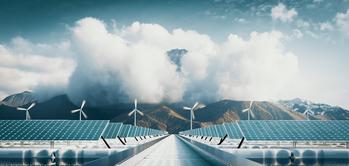 You Don't Have to Pick a Winner in Clean Energy. Here's Why.: https://g.foolcdn.com/editorial/images/756289/solar-farm-in-mountains.jpg