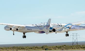 Where Will Virgin Galactic Be in 3 Years?: https://g.foolcdn.com/editorial/images/759332/23_12_13-the-outside-view-of-a-virgin-galactic-spacecraft-taking-off-_mf-dload-_source-virgin-galactic.jpg