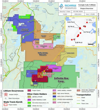 Recharge Resources: Luftgestützte Magnetikmessung im Lithiumprojekt Georgia Lake zum Nachweis der ‚strukturellen Kontinuität‘ der Mineralisierung aus der Nachbarkonzession von Rock Tech wurde eingeleitet: https://www.irw-press.at/prcom/images/messages/2022/68124/Recharge_071122_DEPRCOM.001.png