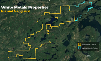 Goldshore Resources Announces Option Agreement to Earn In to Iris Lake & Vanguard Properties held by White Metal Resources Corp.: https://www.irw-press.at/prcom/images/messages/2022/66594/2022.07.07-GSHR_PRcom.001.png
