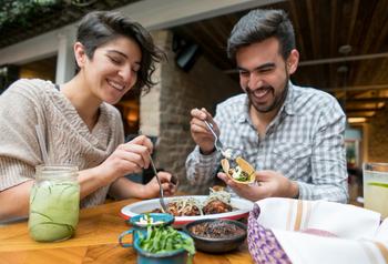 Is Chipotle Stock a Buy Now?: https://g.foolcdn.com/editorial/images/738493/two-people-eat-at-a-mexican-restaurant.jpg