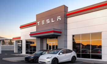 Cathie Wood Predicts Tesla Stock Will Skyrocket to $1,400 or More by 2027: Here's Why She Could Be Right: https://g.foolcdn.com/editorial/images/748143/tesla-building-with-tesla-logo-and-two-teslas-in-front.png