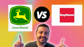 Best Defensive Dividend Stock to Buy: Deere vs. Raytheon: https://g.foolcdn.com/editorial/images/734271/d-vs-r.png