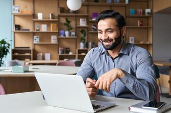 Down 74%, This Growth Stock Is a Smart Buy That Could Make You a Fortune: https://g.foolcdn.com/editorial/images/718052/a-person-looking-at-a-computer-and-smiling.jpg