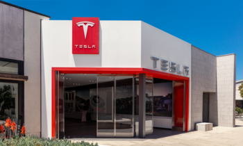 Is Tesla Stock Going to $500? Here's What Needs to Happen: https://g.foolcdn.com/editorial/images/789386/tesla-sales-center-with-tesla-logo-on-building-for-tesla-sales.png