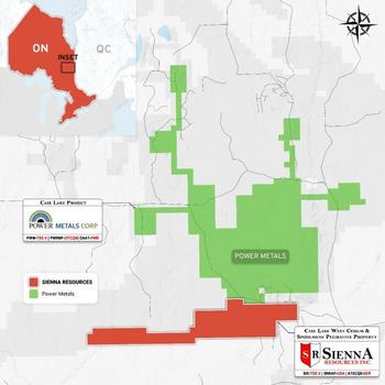 Sienna Again Significantly Increase Acreage of Case Lake West Cesium and Spodumene Pegmatite Project in Ontario to 7,850 Contiguous Acres: https://www.irw-press.at/prcom/images/messages/2024/77028/SIE_100324_ENPRcom.001.jpeg