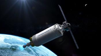 Lockheed and BWXT Win $500 Million to Build a Nuclear Rocket Engine: https://g.foolcdn.com/editorial/images/742097/artists-conception-of-draco-nuclear-spaceship-in-orbit-is-lmt.jpg
