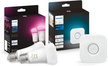 Hol Dir die Philips Hue White and Color Ambiance LED E27 Lampen mit Hue Bridge jetzt 38% günstiger!: https://m.media-amazon.com/images/I/61vz-zXGVlL._AC_SL1500_.jpg