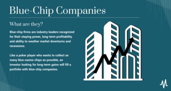 What is a Blue Chip Company? Examples of Blue Chips: https://www.marketbeat.com/logos/articles/med_20230223123217_blue-chip-company.png