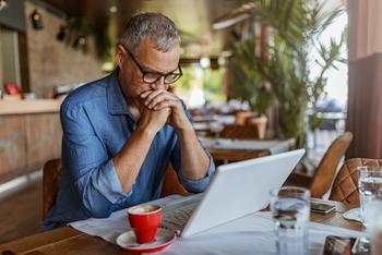 Approaching Retirement With Debt? Here Are 3 Things Not to Do: https://g.foolcdn.com/editorial/images/770889/older-man-laptop-upset-gettyimages-1165941625.jpg