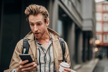 2 Unstoppable Growth Stocks That Are Screaming Buys in June: https://g.foolcdn.com/editorial/images/781626/surprised-man-using-phone-on-the-street-in-city.jpg