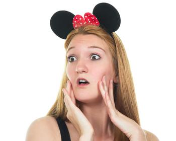 Is Disney Stock Going Back to $140? 1 Wall Street Analyst Thinks So: https://g.foolcdn.com/editorial/images/776088/alarmed-young-woman-wearing-mouse-ears.jpg