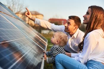 Why First Solar Stock Beat the Market by a Wide Margin in September: https://g.foolcdn.com/editorial/images/703948/a-couple-with-a-toddler-viewing-solar-panels.jpg