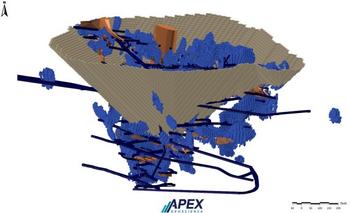 Explorationszielmodellierung durch GSP Resource zeigt Tagebaupotenzial auf Kupfer-Silber-Gold-Projekt Alwin Mine auf: https://www.irw-press.at/prcom/images/messages/2024/77018/GSP_021024_DEPRcom.001.jpeg