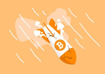 Why Bitcoin, Ethereum, and Dogecoin Are Losing Ground Today: https://g.foolcdn.com/editorial/images/769482/bitcoin-down.jpg