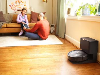 Is Amazon Stock a Buy After Agreeing to Buy iRobot at a 22% Premium?: https://g.foolcdn.com/editorial/images/694575/roomba-j7_family-and-living-room.jpg