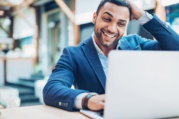 Here's How Much You Could Earn If You Max Out Your Retirement Accounts in 2023: https://g.foolcdn.com/editorial/images/721296/excited-businessman-with-hand-on-head-looking-at-laptop.jpg