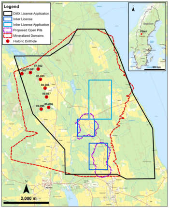 District Applies for Mineral License that Encompasses the Majority of the Polymetallic Viken Deposit in Central Sweden: https://www.irw-press.at/prcom/images/messages/2023/68760/District_010523_ENPRcom.001.png