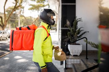 DoorDash Delivered More Than Food and Groceries in the Latest Quarter, but Here's Why Its Stock Sank: https://g.foolcdn.com/editorial/images/776061/a-delivery-rider-delivering-food-in-a-bright-yellow-jacket.jpg