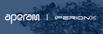 IperionX and Aperam Recycling Partner to Create 100% Recycled Titanium Supply Chain: https://www.irw-press.at/prcom/images/messages/2023/71276/IperionX_100723_PRCOM.001.png