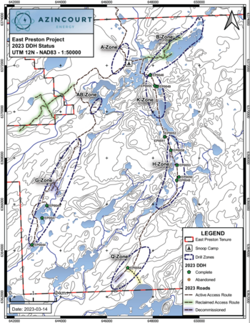 Azincourt Energy Completes the 2023 Drill Program at the East Preston Uranium Project: https://www.irw-press.at/prcom/images/messages/2023/69852/AAZ(2023-03-28)EastPrestonUpdate_Prcom.002.png