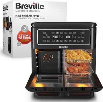 Entdecke Die Breville Halo Flexi Heißluftfritteuse – Jetzt Über 49% Günstiger Für Gesundes Kochvergnügen!: https://m.media-amazon.com/images/I/815TQXnVMSL._AC_SL1500_.jpg