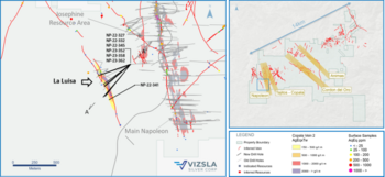 Vizsla Silver Extends High-Grade Mineralization at La Luisa; Intercepts 4,227 g/t AgEq over 2.30 Metres: https://www.irw-press.at/prcom/images/messages/2023/69729/20032023_EN_VZLA.001.png