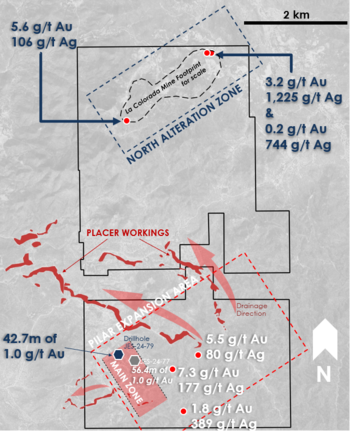Tocvan Drills Another Successful Hole Outside of Main Zone; Returns High-Grade 10.9 g/t Gold over 3.1 meters, within 42.7 meters of 1.0 g/t Gold Near Surface: https://www.irw-press.at/prcom/images/messages/2024/75679/Tocvan_230524_PRCOM.002.png