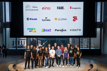 All Eleven Startups in the 2022 Comcast NBCUniversal LIFT Labs Accelerator Announce Partnerships with Comcast, NBCUniversal, or Sky : https://mms.businesswire.com/media/20221102005169/en/1623021/5/DemoDay22-3.jpg