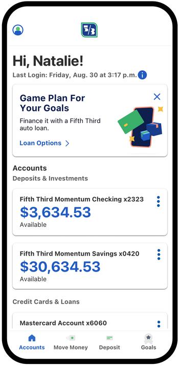 Fifth Third Bank Launches Redesigned, Enhanced Mobile App: https://mms.businesswire.com/media/20221116005120/en/1638276/5/App_image.jpg
