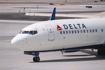 Delta Air Lines Looks Ready To Take Flight After Clearing Base: https://www.marketbeat.com/logos/articles/small_stock-image_59826827_S.jpg