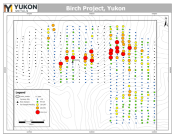 Yukon Metals Announces Positive Results of up to 14.1 g/t gold and 4,260 ppm copper from Surface Rock Chip and Soils Sampling up to 0.99 g/t gold at its Birch Property: https://www.irw-press.at/prcom/images/messages/2024/76712/YMC_090324_ENPRcom.004.png