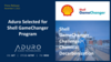Aduro für Shell GameChanger-Programm ausgewählt: https://ml.globenewswire.com/Resource/Download/a09992c9-ea14-4394-a413-06c08e703886