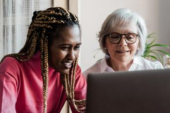 Why Intel Stock Topped the Market on Thursday: https://g.foolcdn.com/editorial/images/746226/young-person-and-older-person-gazing-at-a-laptop-screen.jpg