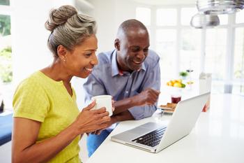 How to Retire With $1.2 Million on a $58,000 Salary: https://g.foolcdn.com/editorial/images/700222/mature-man-and-woman-sitting-in-kitchen-looking-at-laptop-computer-and-smiling-couple-poc.jpg