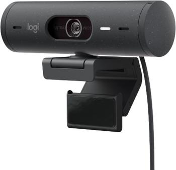 Logitech Brio 500: Die ultimative Full-HD-Webcam für Deine Videokonferenzen zum Schnäppchenpreis!: https://m.media-amazon.com/images/I/51F3uryF62L._AC_SL1500_.jpg