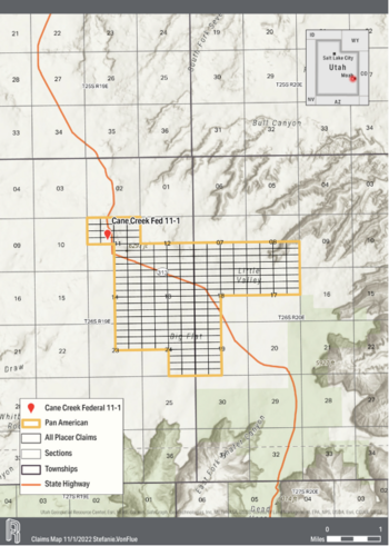 Pan American Energy Announces Filing of Notice of Intent to Conduct Re-Entry Well Exploration Drilling at the Green Energy Lithium Project (Utah) : https://www.irw-press.at/prcom/images/messages/2022/68585/PanAm_131222_ENPRcom.001.png