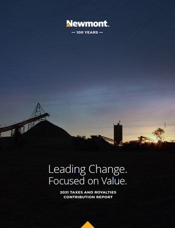 Newmont Publishes Inaugural Taxes and Royalties Contribution Report: https://mms.businesswire.com/media/20220822005732/en/1550762/5/Newmont.jpg