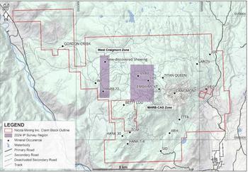 Nicola Mining Announces Completion of 3D IP Survey and Commencement of Exploration Drilling at the New Craigmont Copper Project: https://www.irw-press.at/prcom/images/messages/2024/76107/Nicola_280624_PRCOM.001.jpeg