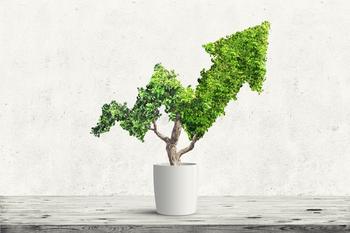 These 3 Growth Stocks Were Star Performers in April, and They're Still Buys: https://g.foolcdn.com/editorial/images/730242/a-pot-plant-carved-in-the-shape-of-an-upward-trending-arrow.jpg
