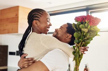 3 Stocks I'd Give My Long-Term Valentine: https://g.foolcdn.com/editorial/images/719043/couple-hugging-with-flowers-gettyimages-1355301200.jpg